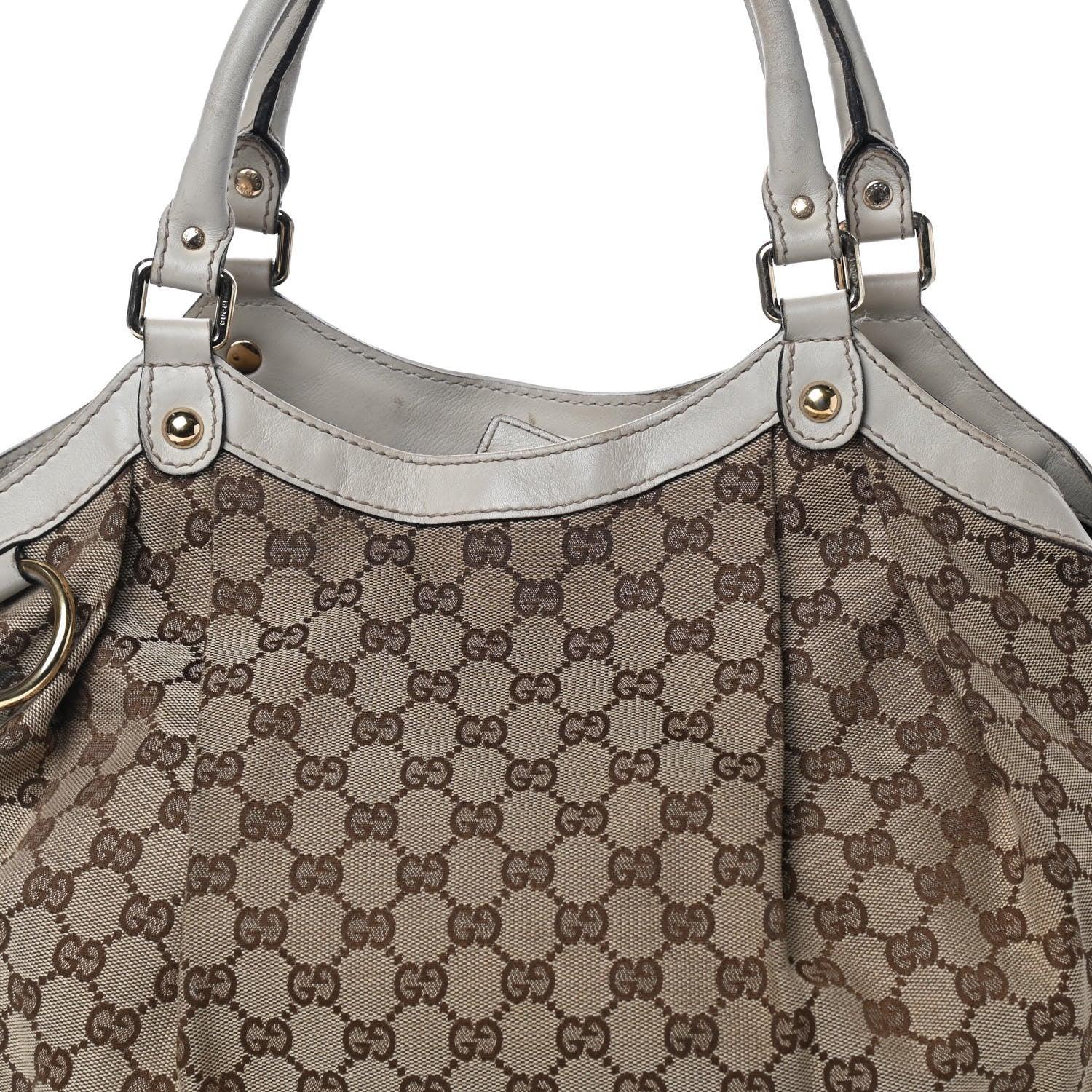 Gucci Monogram Large Sukey Tote Off White 8 of 15