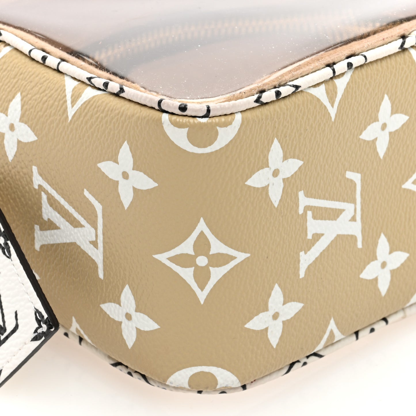 Monogram Giant Beach Pouch Kaki