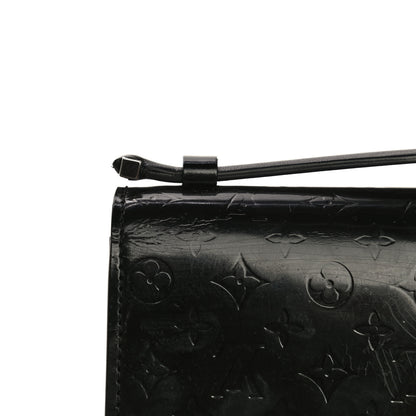 Louis Vuitton Monogram Glace Anouchka Pochette MM Black 19 of 23