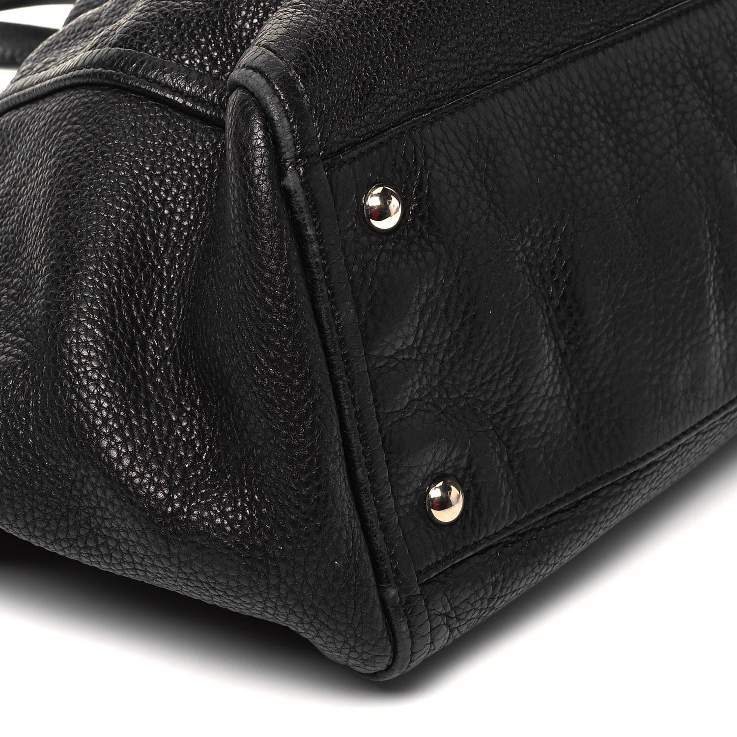 Gucci Pebbled Calfskin Medium Soho Shoulder Bag Black 9 of 10