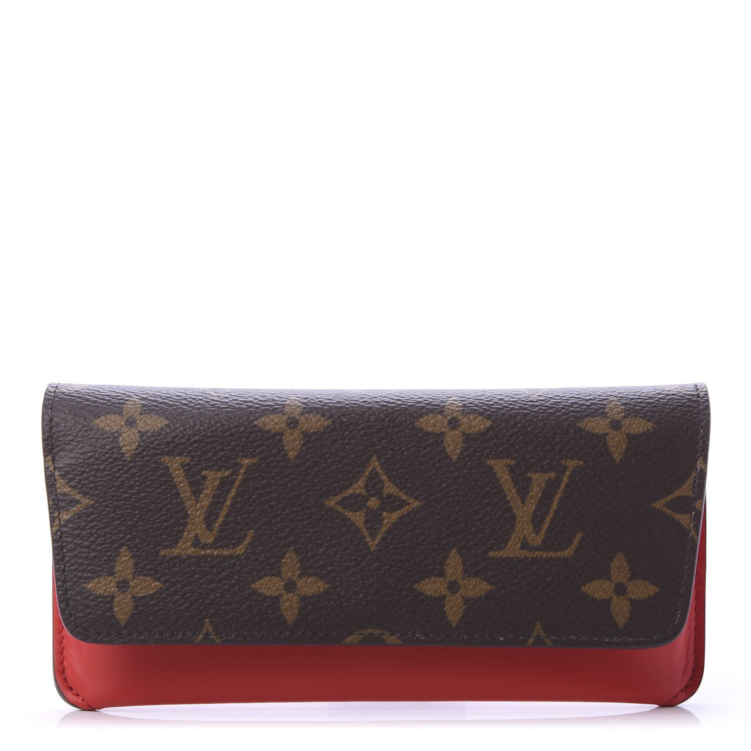 Louis Vuitton Monogram Woody Sunglass Case Rouge 1 of 10
