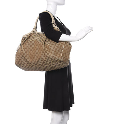 Gucci Monogram Large Sukey Tote Off White 2 of 10