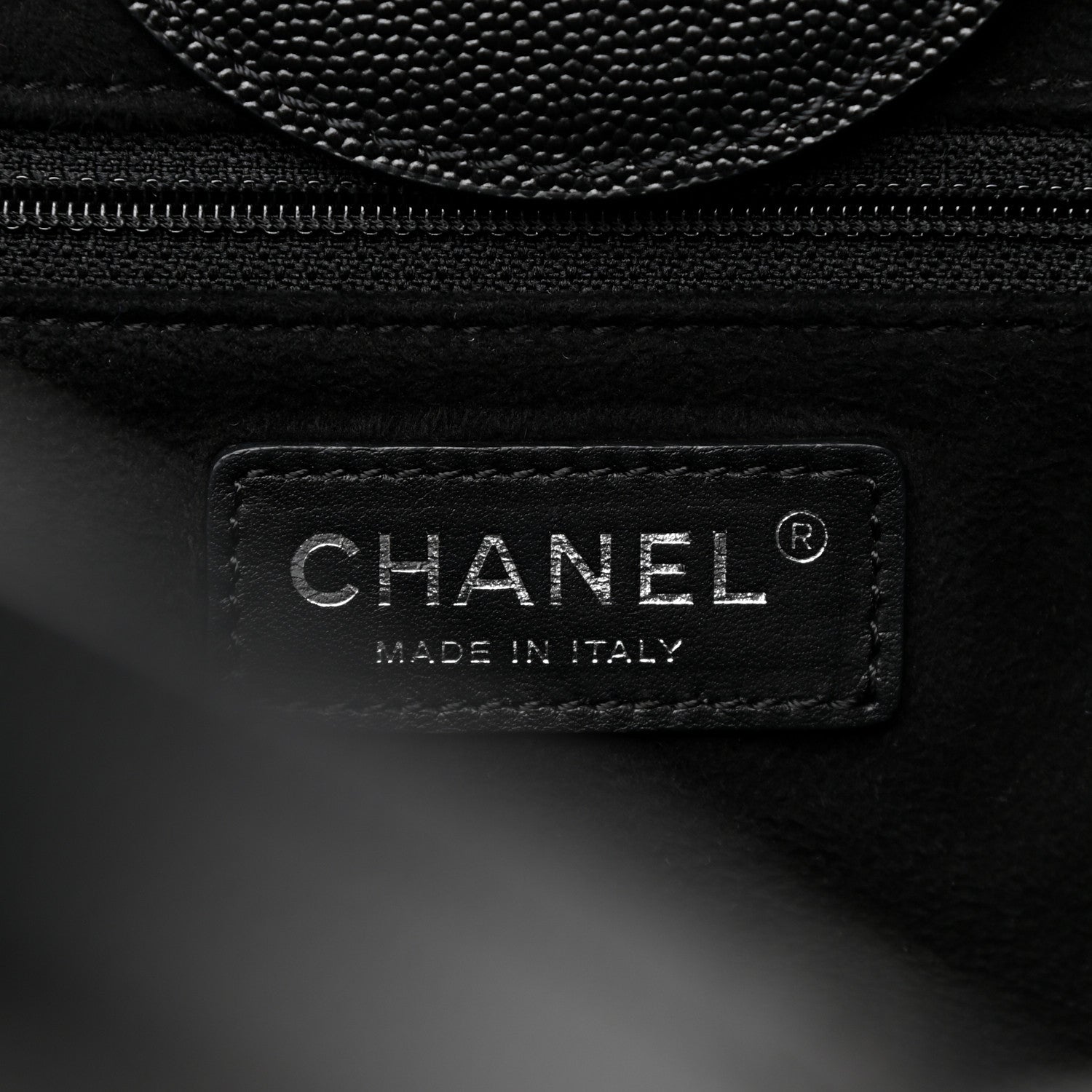 Chanel Caviar Small Studded Deauville Tote Black 6 of 10