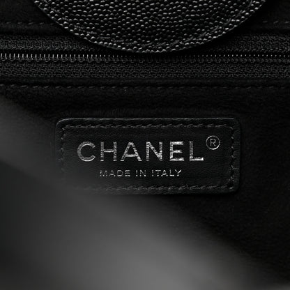 Chanel Caviar Small Studded Deauville Tote Black 6 of 10