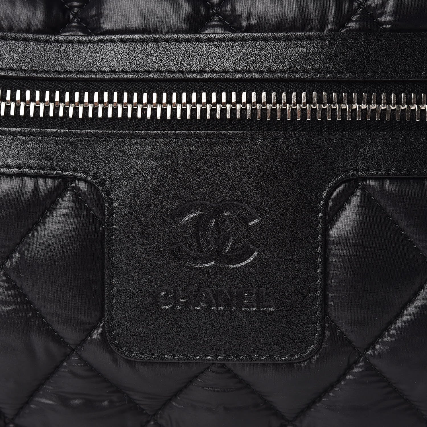 Chanel Nylon Quilted Coco Cocoon Backpack Black 8 of 10