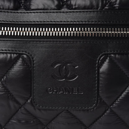 Chanel Nylon Quilted Coco Cocoon Backpack Black 8 of 10