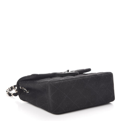 Chanel Jersey Quilted Mini Square Flap Black 4 of 9