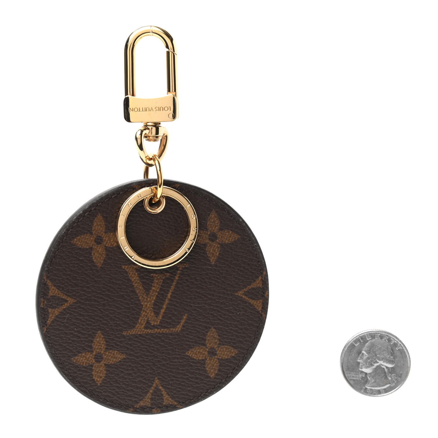 Louis Vuitton Monogram Reverse Key Holder Bag Charm 2 of 4