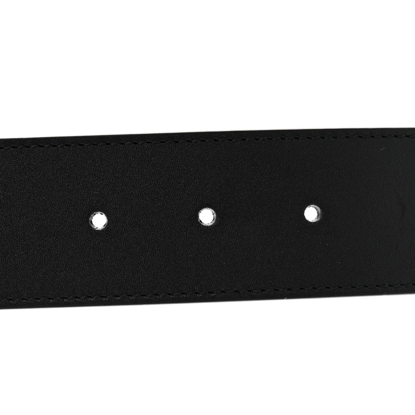 Moon Calfskin Scales Double G 40mm Belt 90 36 Black