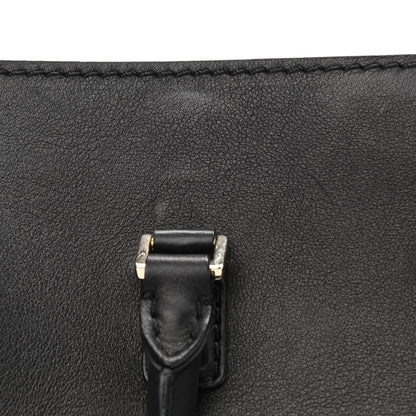 Valentino Garavani Vitello Rockstud Double Handle Tote Black 12 of 13