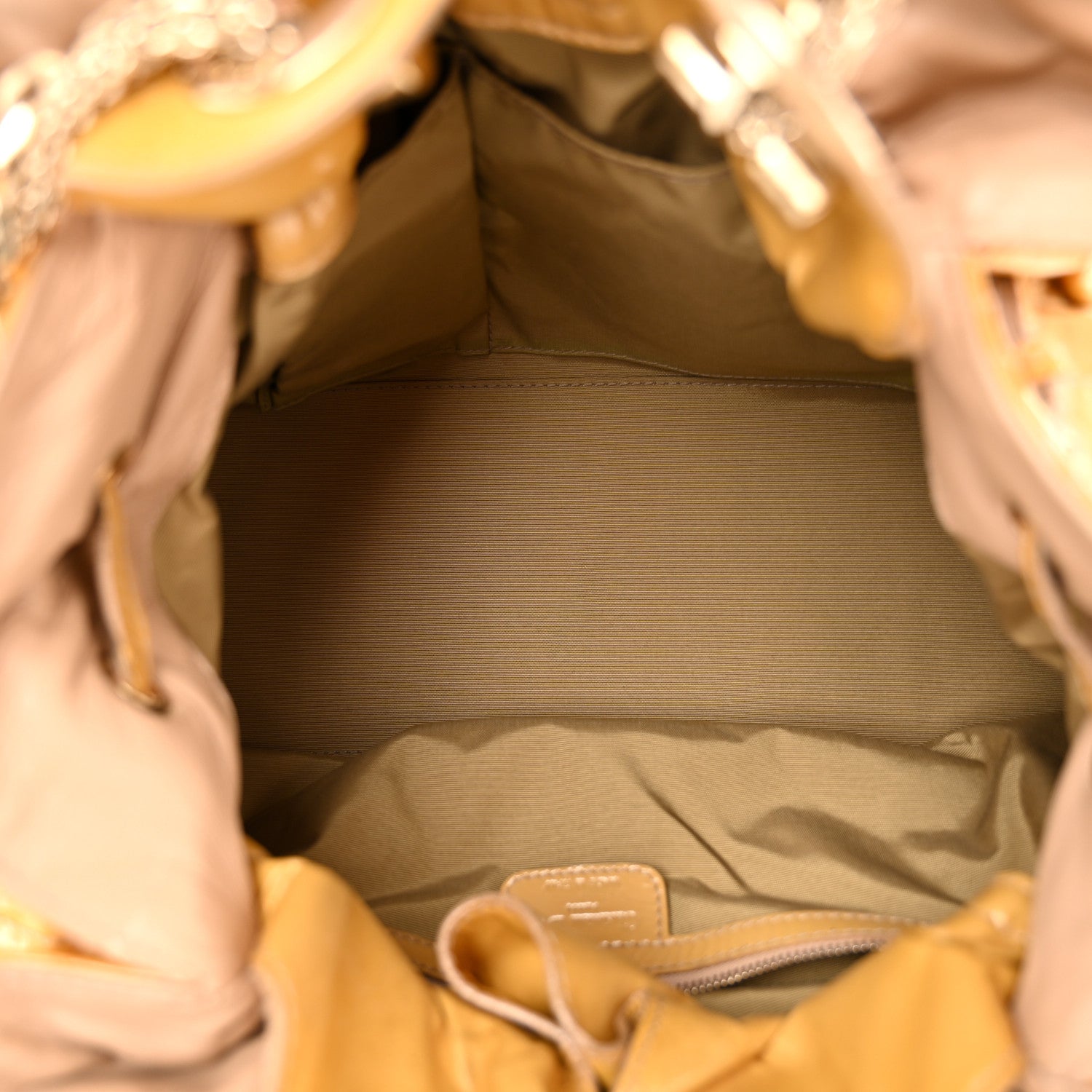 Christian Dior Patent Cannage Medium Le Trente Tote Beige 5 of 13