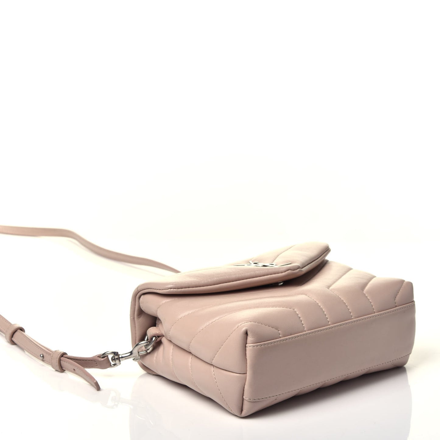 Calfskin Y Quilted Monogram Toy Loulou Satchel Light Natural