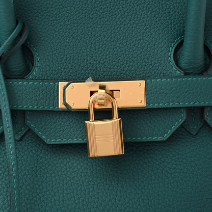 Hermes Togo Birkin 35 Malachite 8 of 11