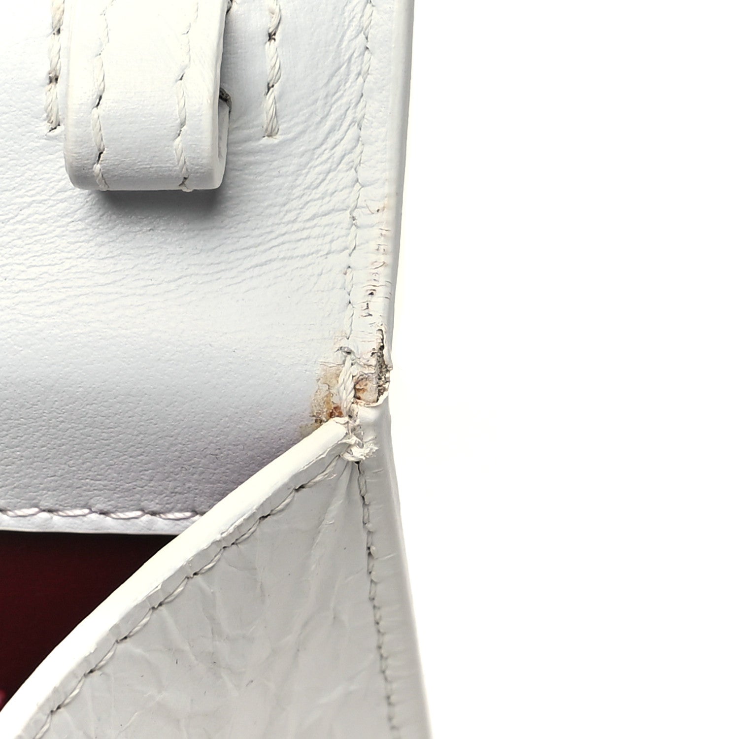 Off-White Aged Calfskin Jitney 1.4 Shoulder Bag Silver 9 of 13