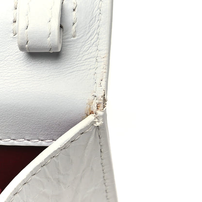 Off-White Aged Calfskin Jitney 1.4 Shoulder Bag Silver 9 of 13