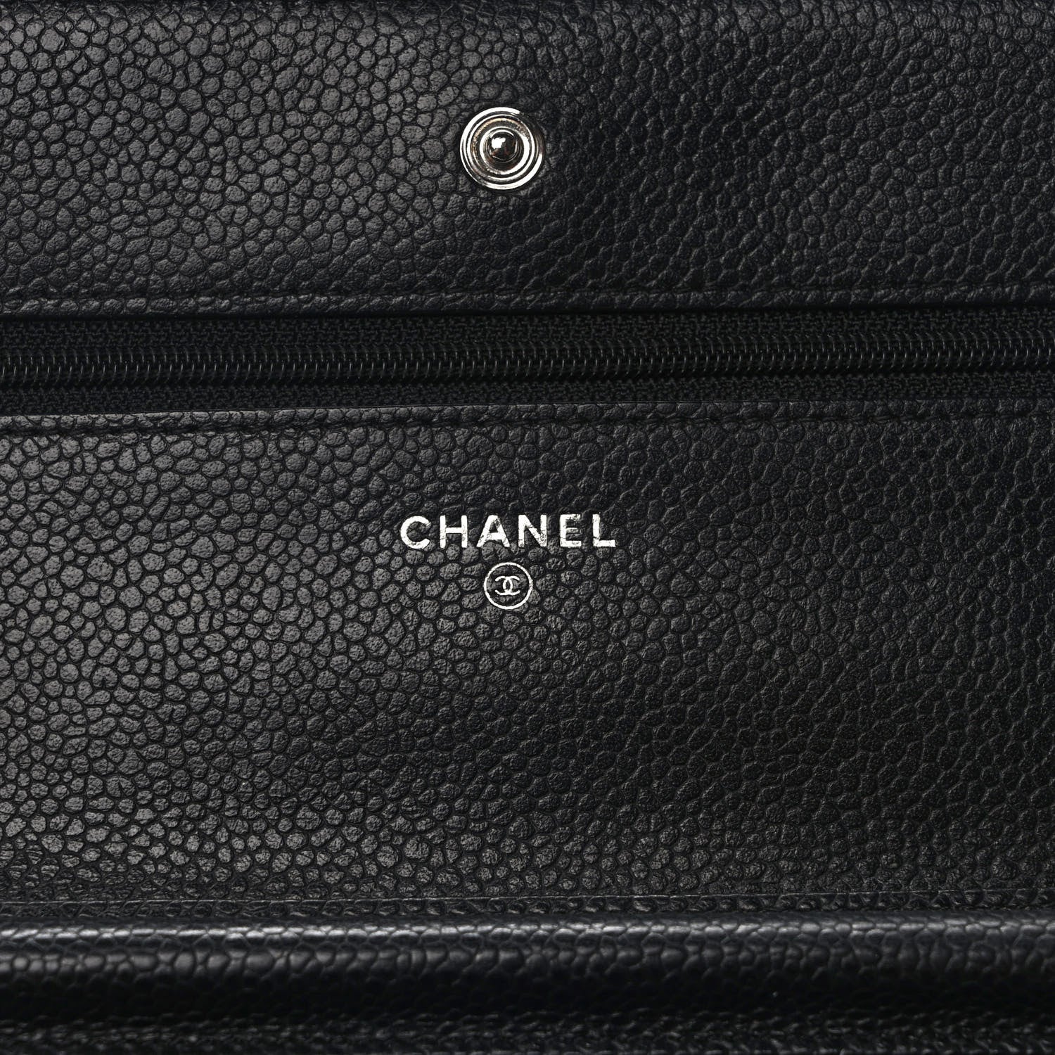 Chanel Caviar Quilted Wallet On Chain WOC Black 6 of 13