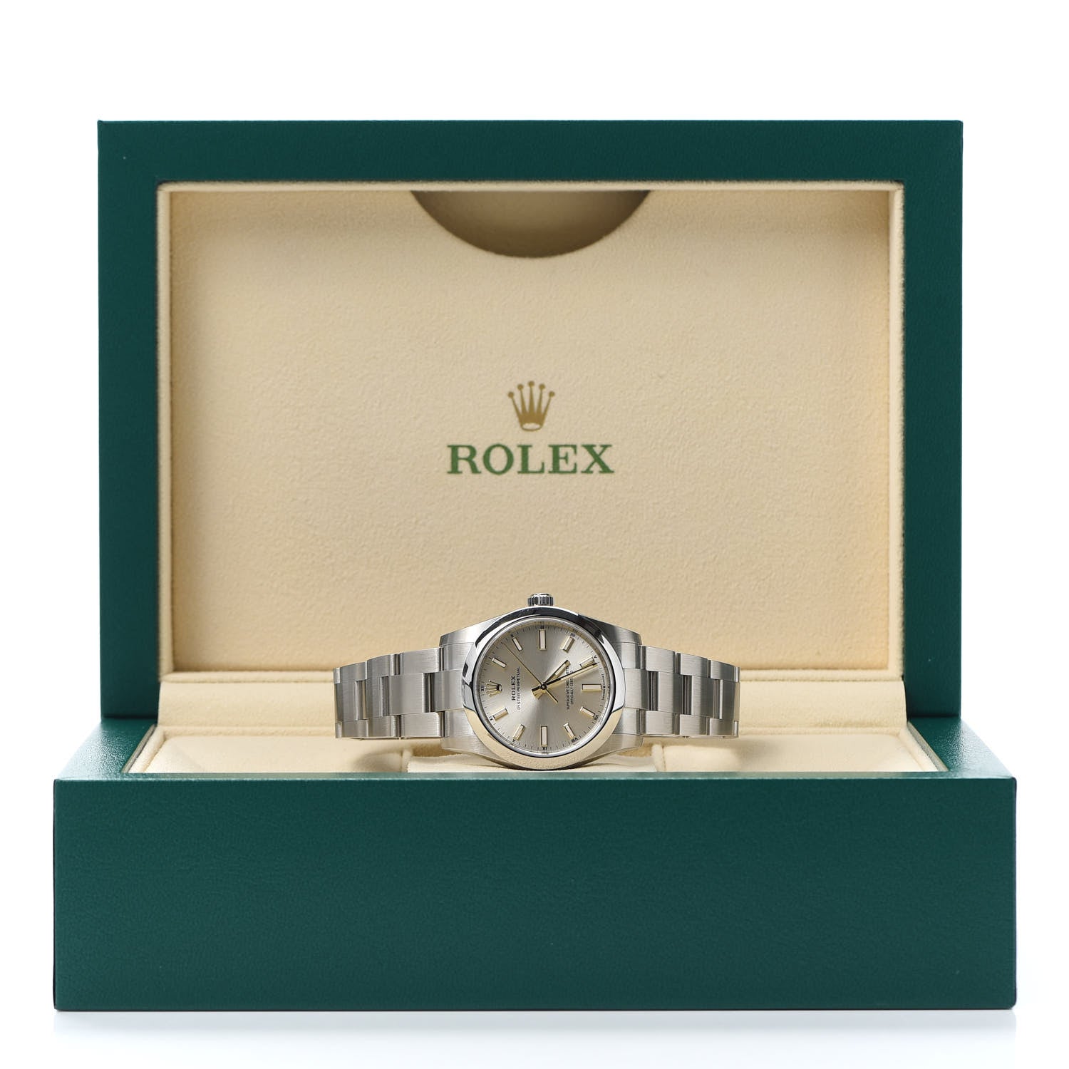 Rolex Stainless Steel 34mm Oyster Perpetual Watch Silver 124200 6 of 6