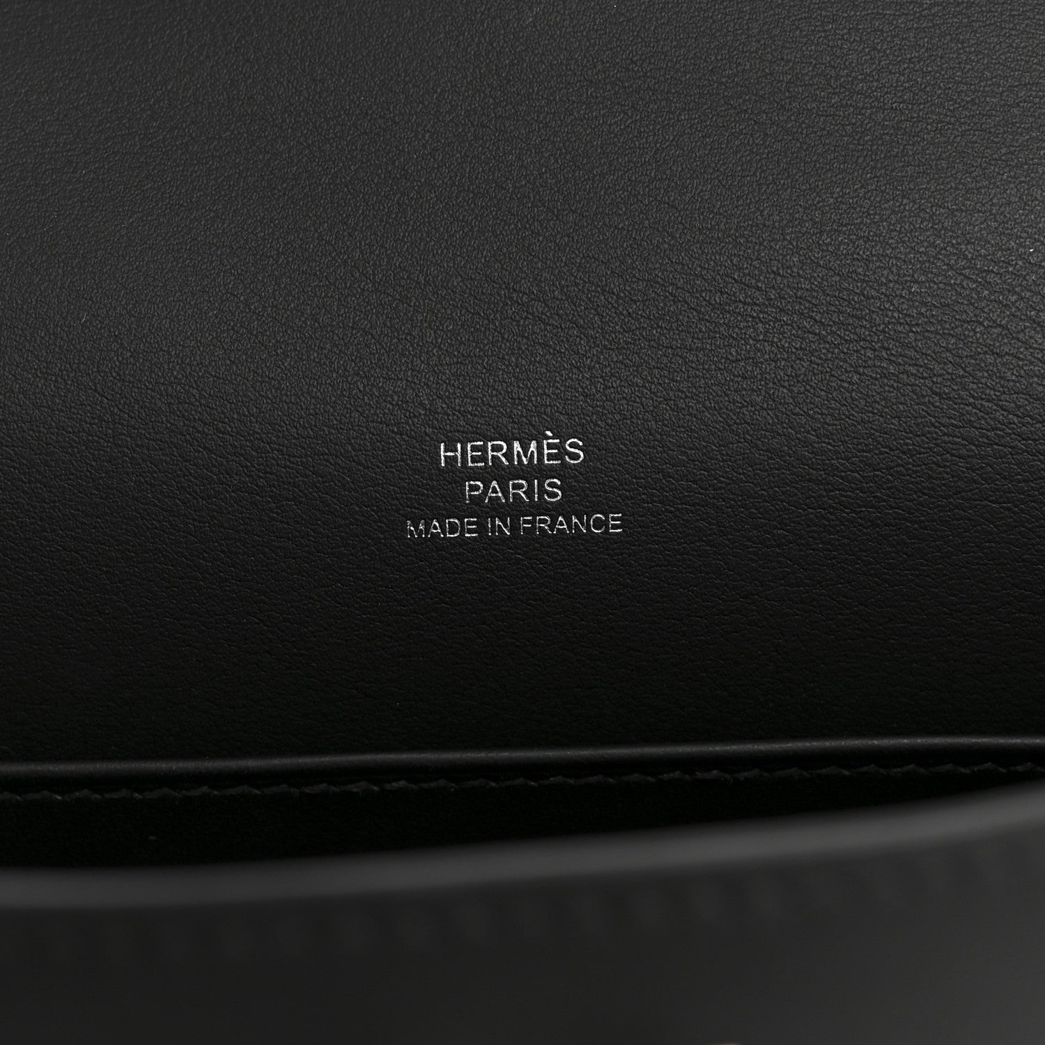 Hermes Swift Kelly Pochette Clutch Black 6 of 11