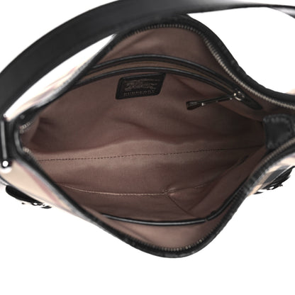 Burberry Supernova Check Buckle Hobo Black 5 of 20