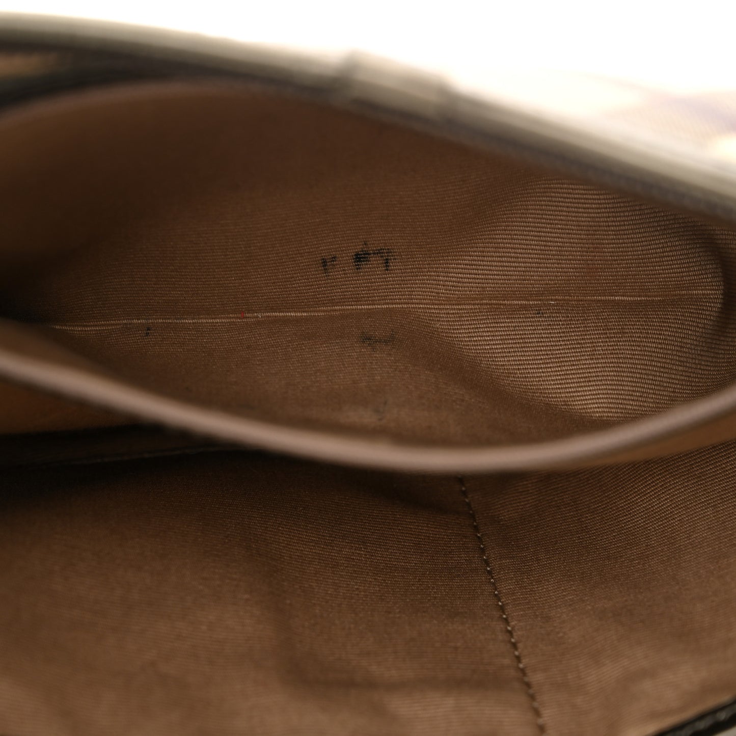 Metallic Nova Check Patent Hobo Pewter
