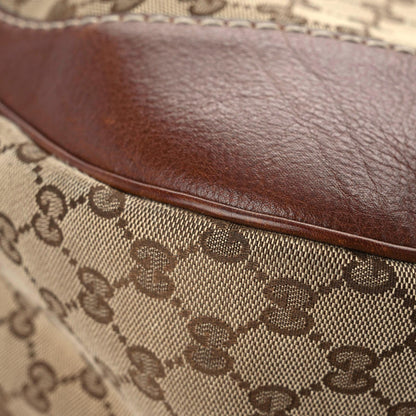 Gucci Monogram Medium Charlotte Hobo Brown 5 of 17