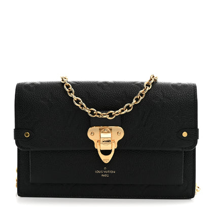 Louis Vuitton Empreinte Vavin Chain Wallet Black 1 of 11