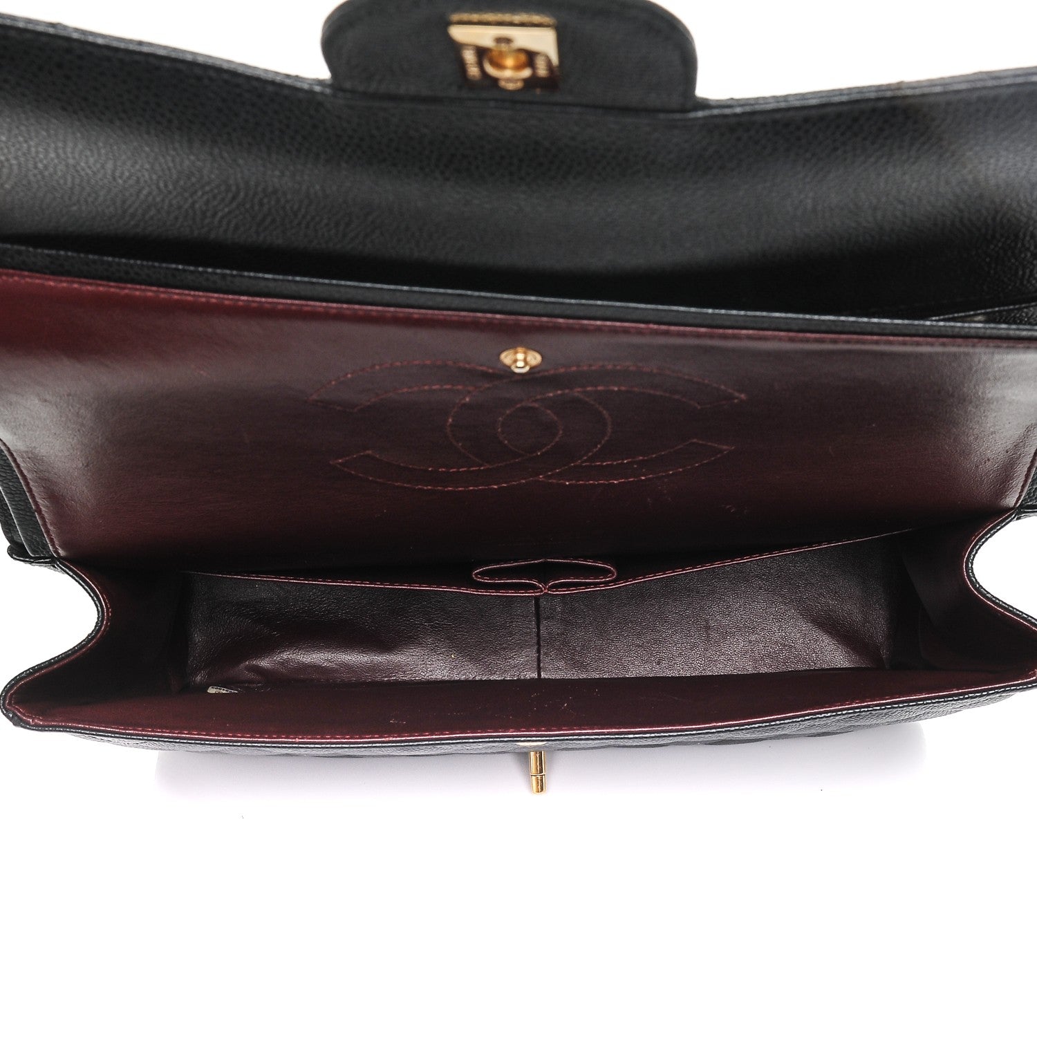 Chanel Caviar Quilted Maxi Double Flap Black 5 of 7