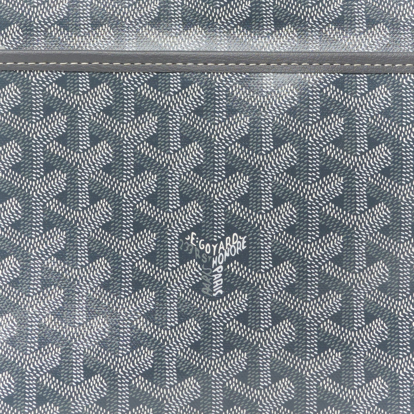 Goyardine Jouvence GM Toiletry Pouch Grey