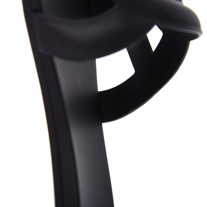 Hermes Rubber Aloha Sandals 37 Black 10 of 11