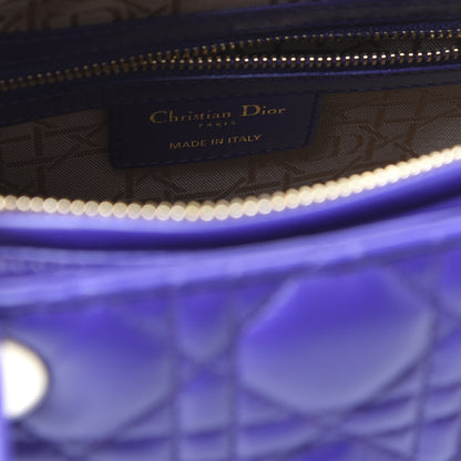 Christian Dior Lambskin Cannage Medium Lady Dior Purple 5 of 8