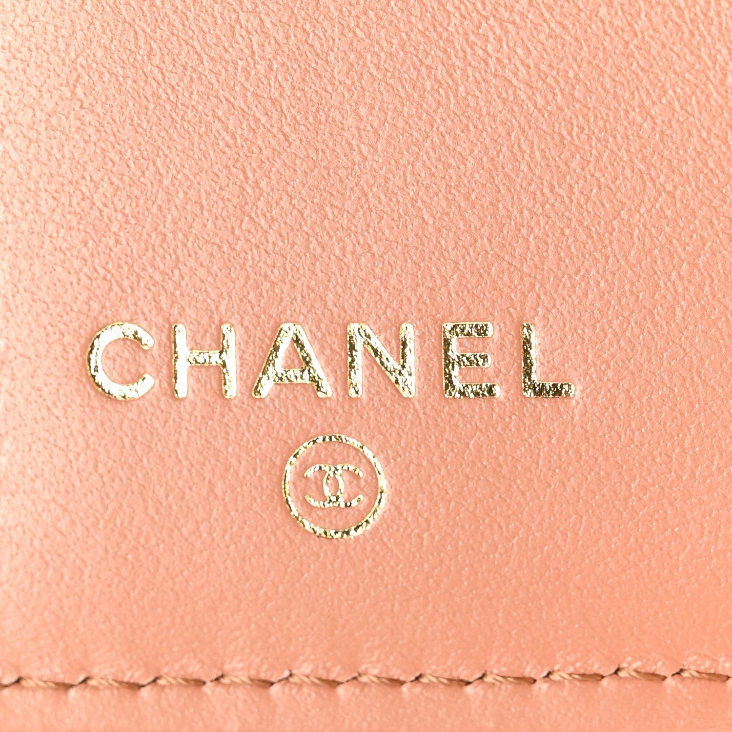 Chanel Goatskin Quilted Chanel 19 Small Flap Wallet Beige 6 of 8