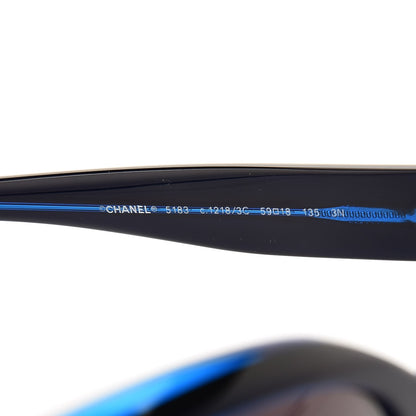 Chanel CC Sunglasses 5183 Blue 6 of 8