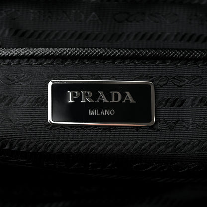 Prada Tessuto Nylon Lips Tote Black 6 of 10