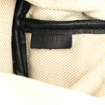 Moynat Grained Calfskin Canvas 1920 Oh! Tote Ruban MM Carbon Bronze 7 of 17