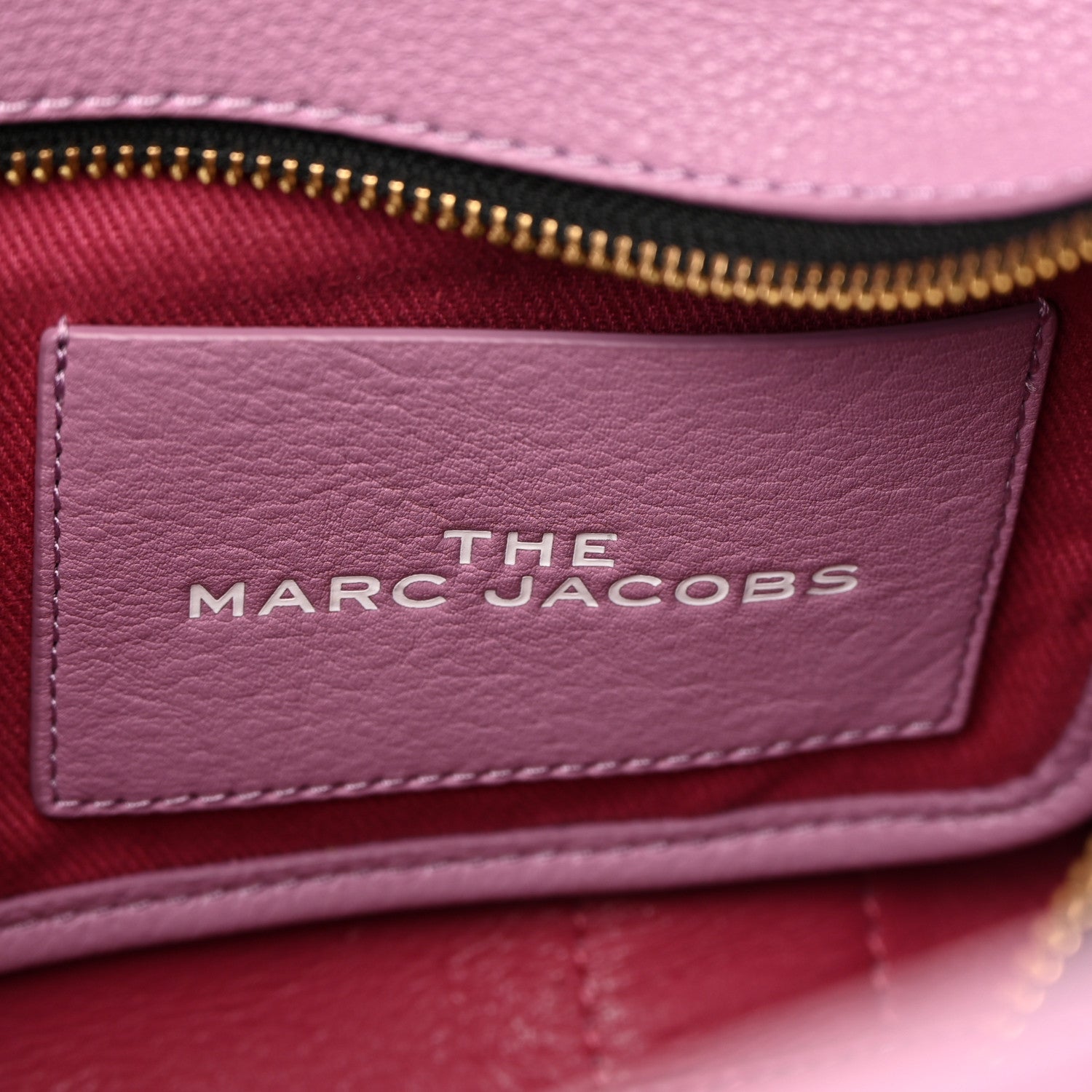 Marc Jacobs Grained Calfskin Small The Tote Bag Orchid Haze 10 of 25