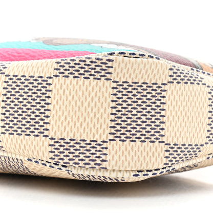 Louis Vuitton Damier Azur 2015 Christmas Animation Mini Pochette Accessories 8 of 13