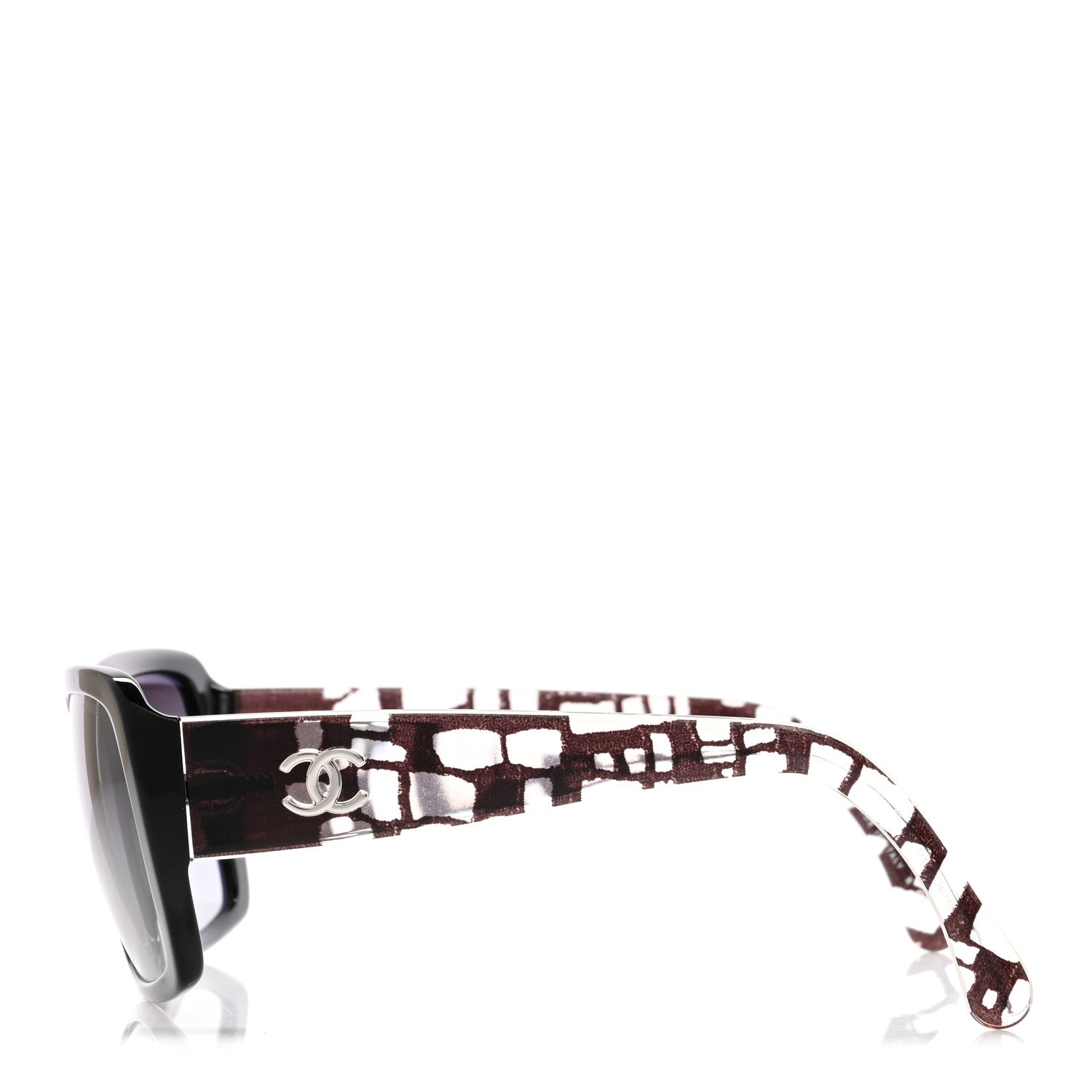 Chanel Acetate Square Sunglasses 5213 Black 3 of 7