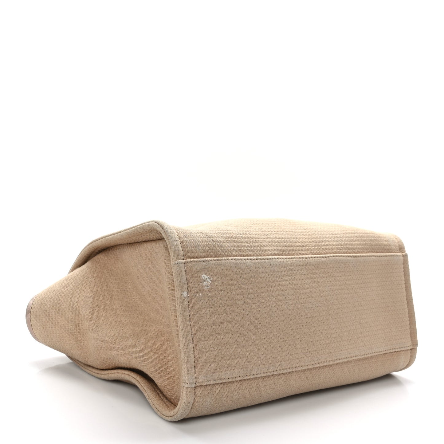 Mixed Fibers Small Deauville Tote Beige