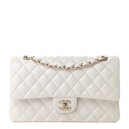 Chanel Caviar Quilted Medium Double Flap White 1 of 11