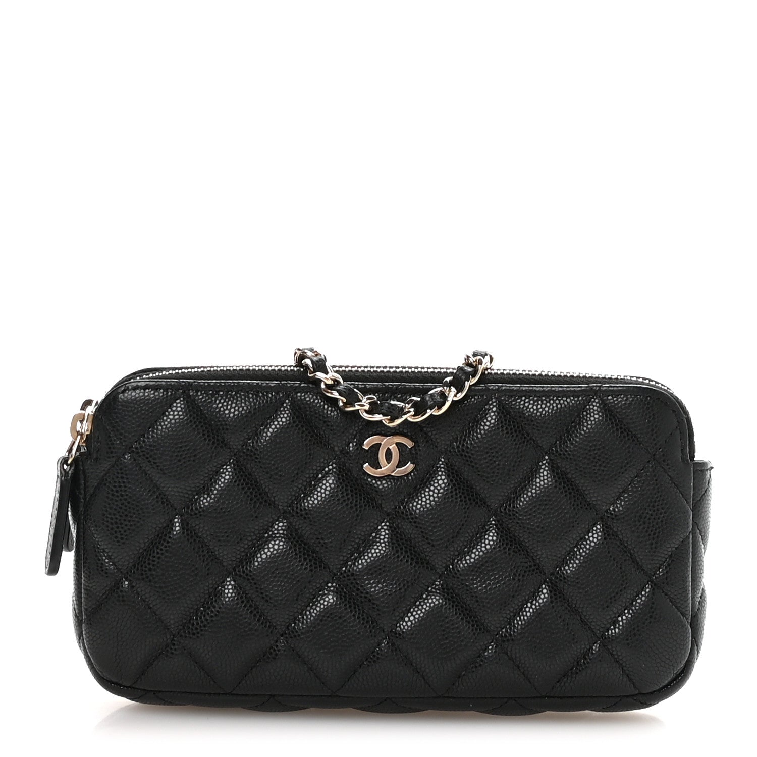 Chanel Caviar Quilted Small Clutch With Chain Black 1 of 12