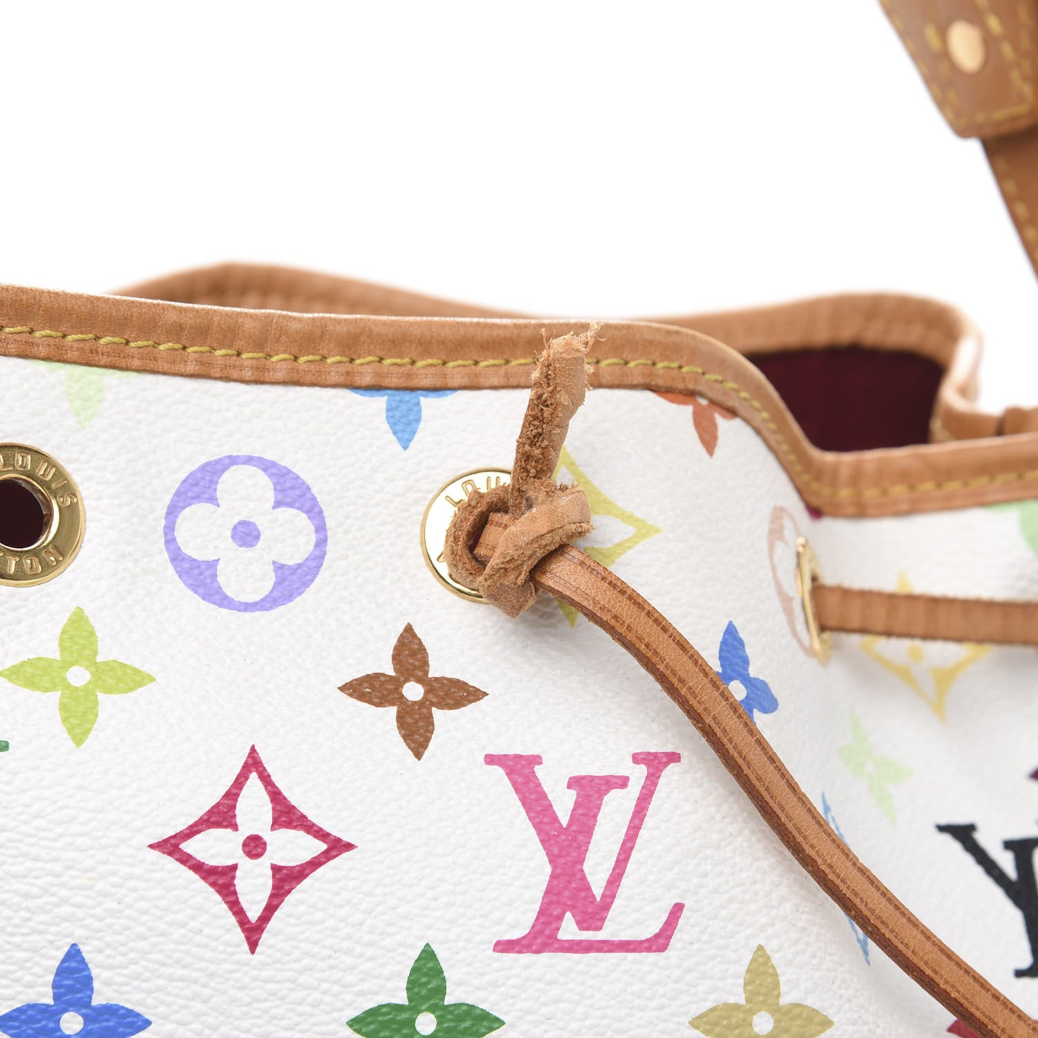 Louis Vuitton Monogram Multicolor Petit Noe White 12 of 13
