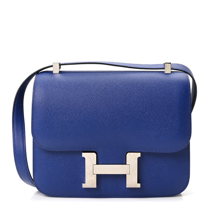 Hermes Epsom Constance 24 Bleu Electrique 1 of 10