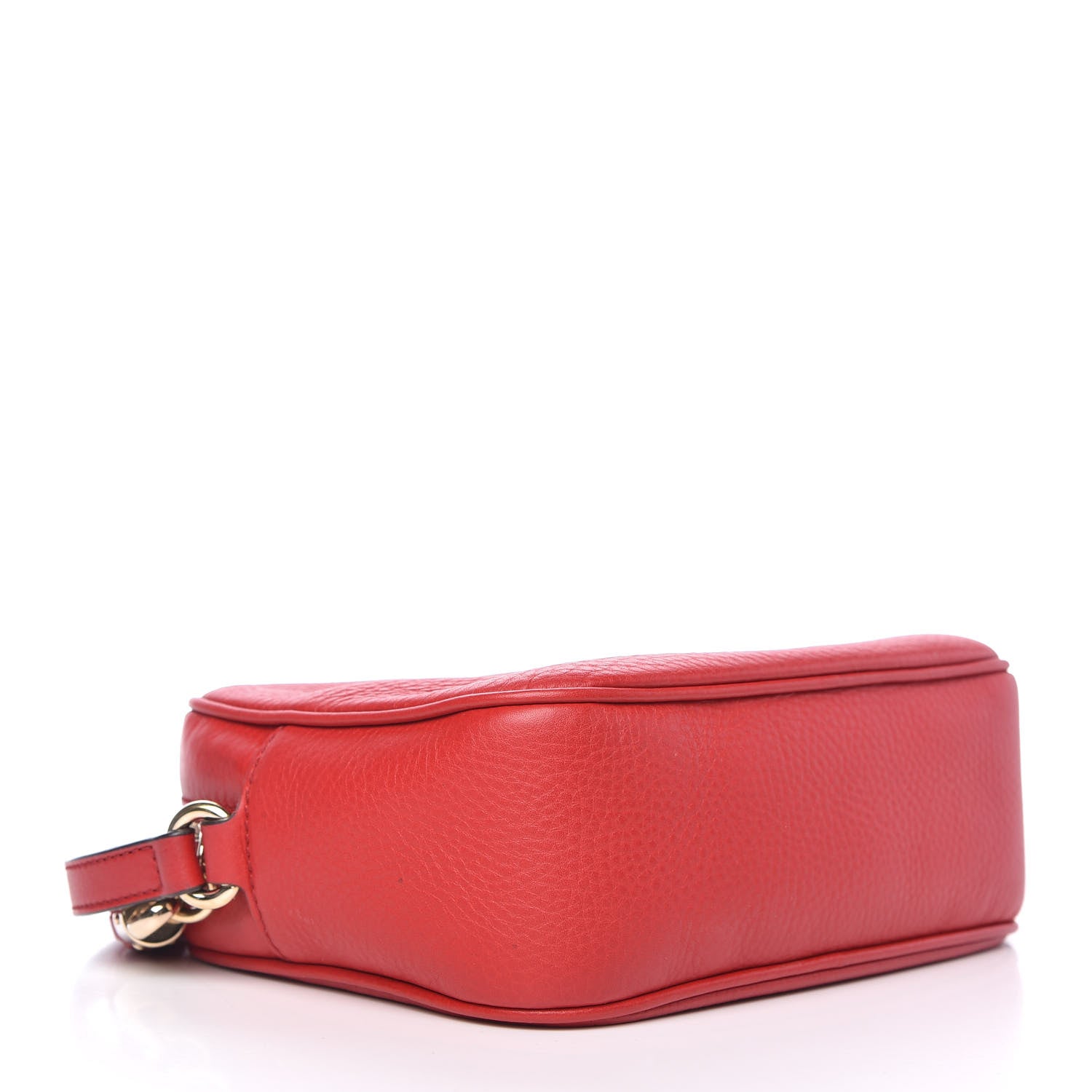 Gucci Pebbled Calfskin Small Soho Disco Bag Tabasco Red 4 of 9