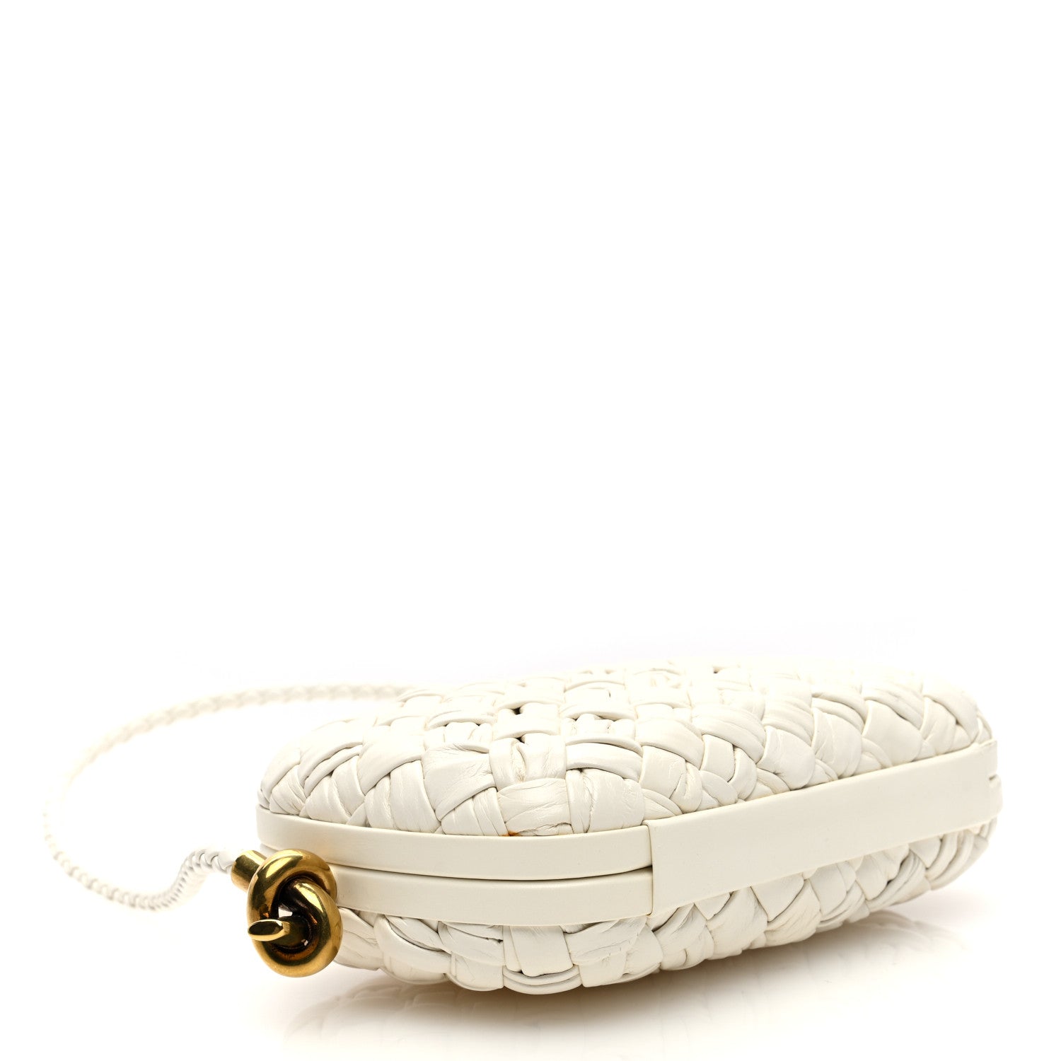 Bottega Veneta Calfskin Intrecciato Knot On Strap Bone 4 of 9