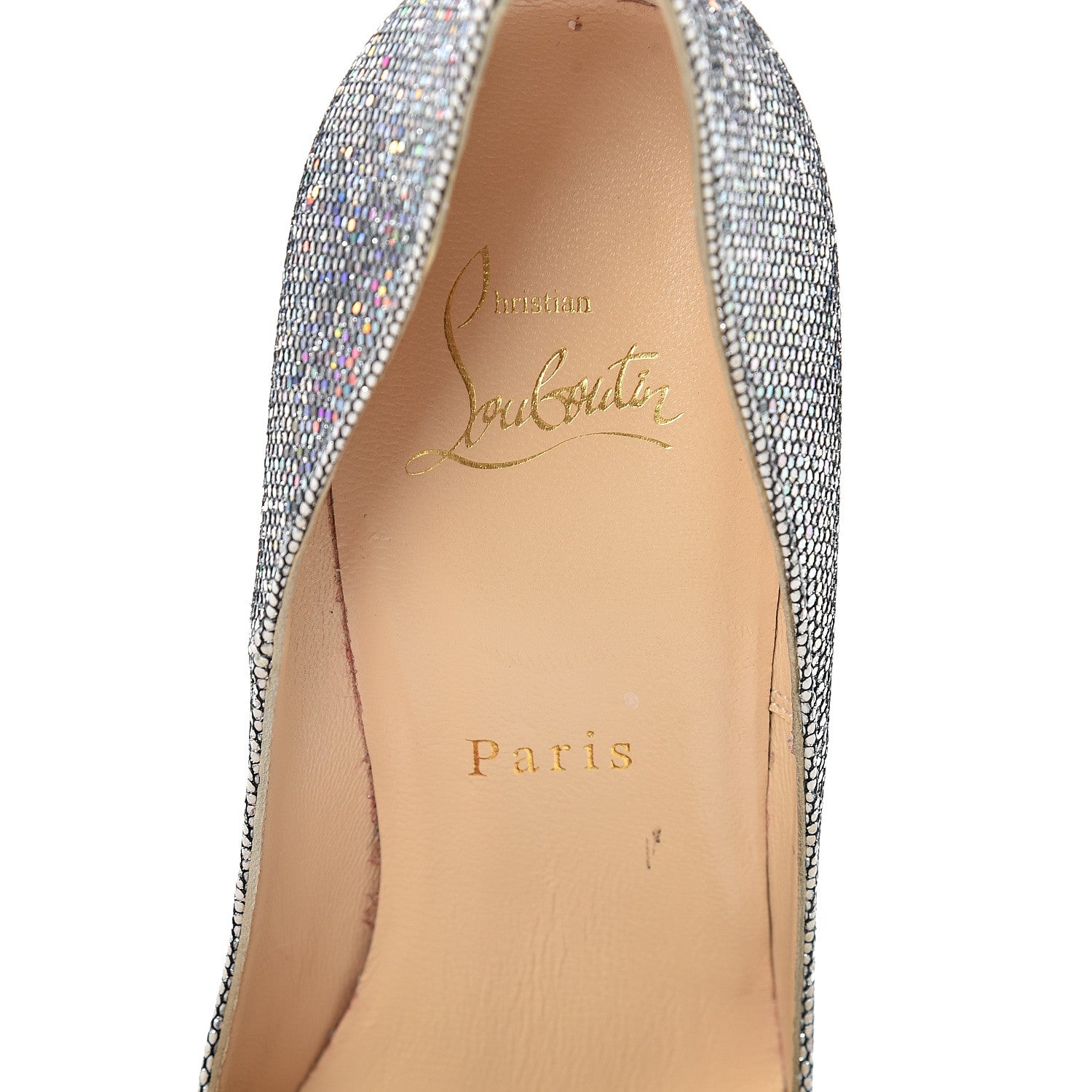 Christian Louboutin Glitter So Kate 120 Pumps 38 Disco Ball Multicolor 8 of 15