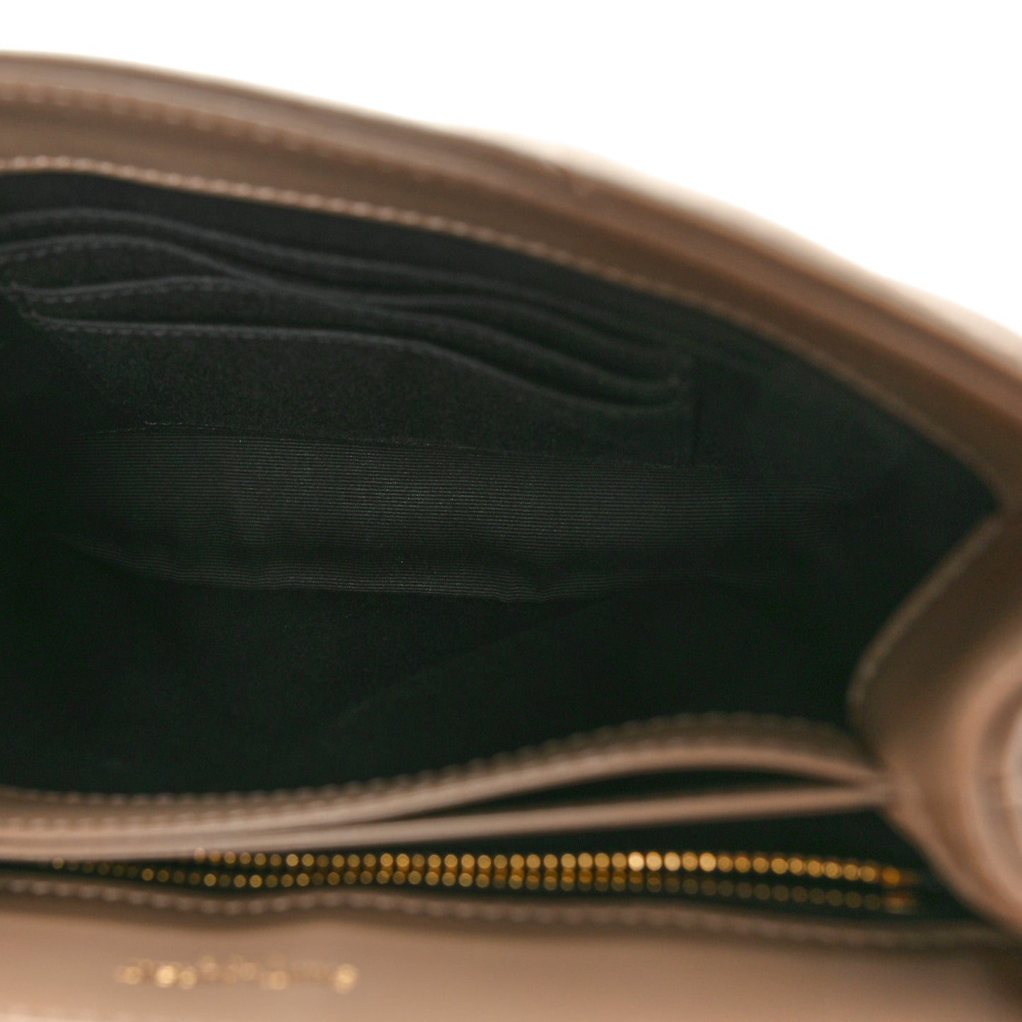 Calfskin Y Quilted Monogram Toy Loulou Crossbody Bag Taupe