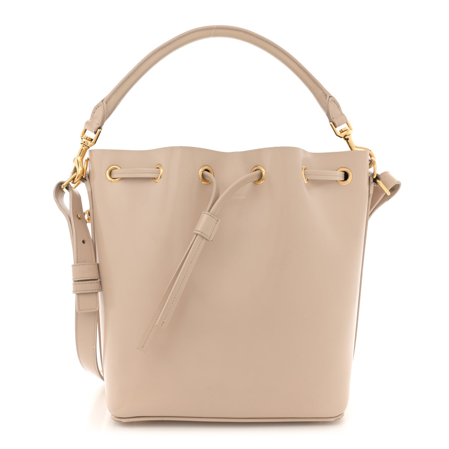 Saint Laurent Calfskin Medium Emmanuelle Bucket Bag Nude Powder 1 of 18