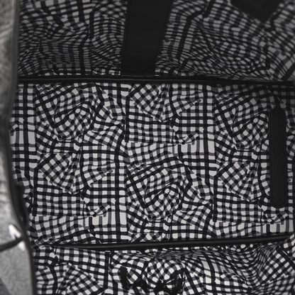 MCM Visetos Large Liz Reversible Shopper Tote Black 8 of 14