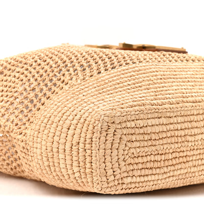 Saint Laurent Raffia Icare Shopping Tote Natural 12 of 12