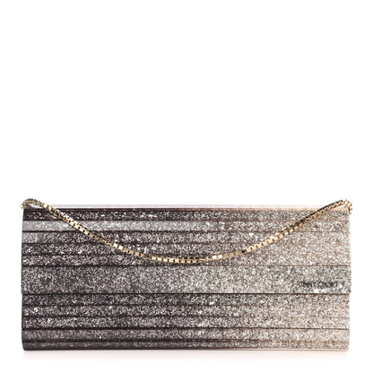 Jimmy Choo Acrylic Glitter Degrade Clutch Black Champagne 1 of 10